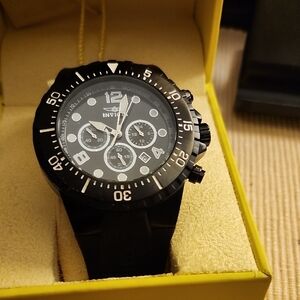 Invicta Specialty Black Chronograph Watch